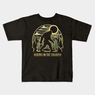 Eclipse Encounter: Bigfoot's Twilight Kids T-Shirt